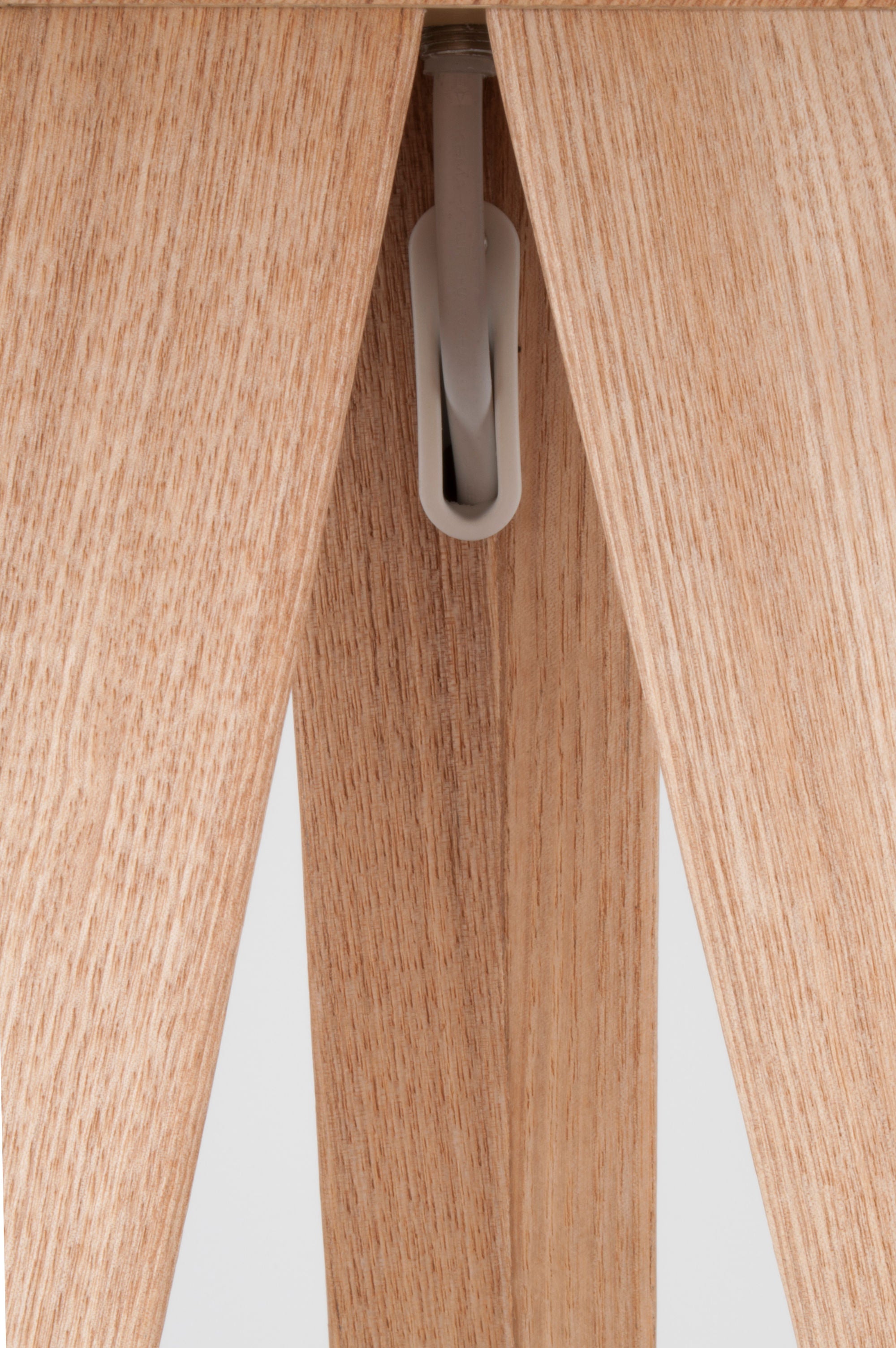 Zuiver Tripod Wood White Floor Lamp